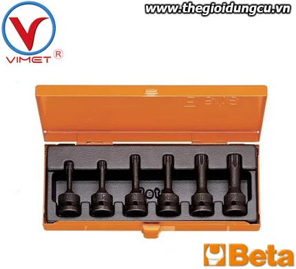 Bộ tuýp lục giác 1/2" 6pcs Beta 720TX/C6